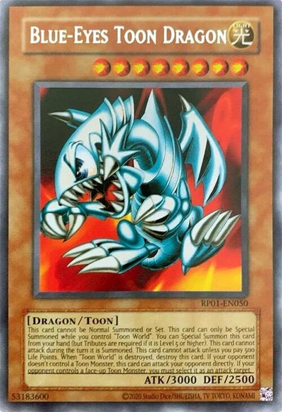 Image for Blue-Eyes Toon Dragon (Retro Pack (2020 Date Reprint)) (RP01-EN050) - YuGiOh