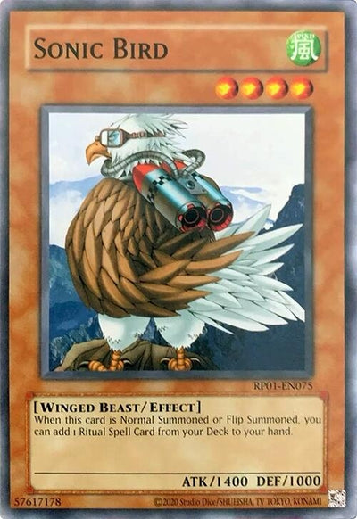 Image for Sonic Bird (Retro Pack (2020 Date Reprint)) (RP01-EN075) - YuGiOh
