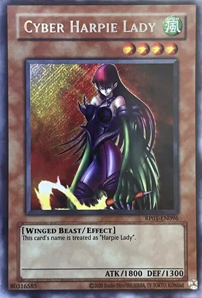 Image for Cyber Harpie Lady (Retro Pack (2020 Date Reprint)) (RP01-EN096) - YuGiOh