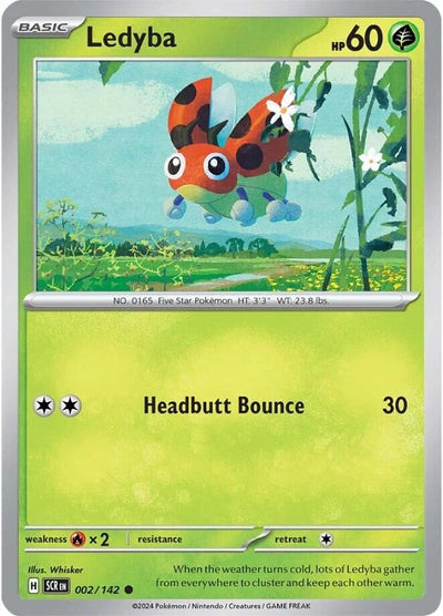 Image for Ledyba (SV07: Stellar Crown) (002/142) - Pokemon