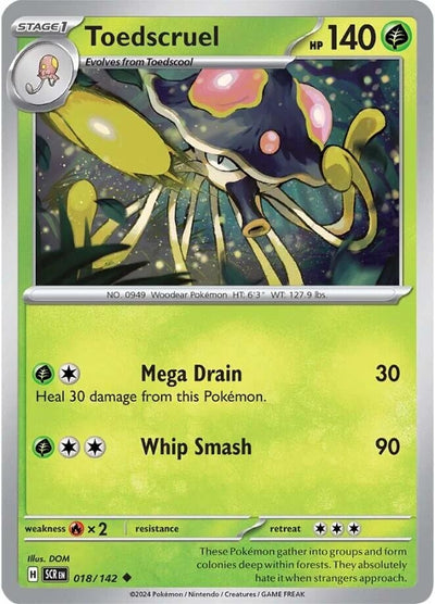 Image for Toedscruel (SV07: Stellar Crown) (018/142) - Pokemon