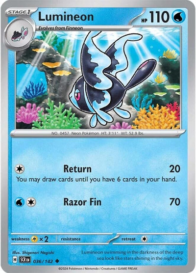 Image for Lumineon (SV07: Stellar Crown) (036/142) - Pokemon
