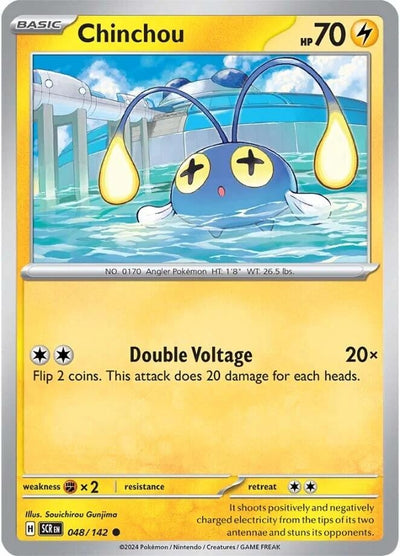 Image for Chinchou (SV07: Stellar Crown) (048/142) - Pokemon