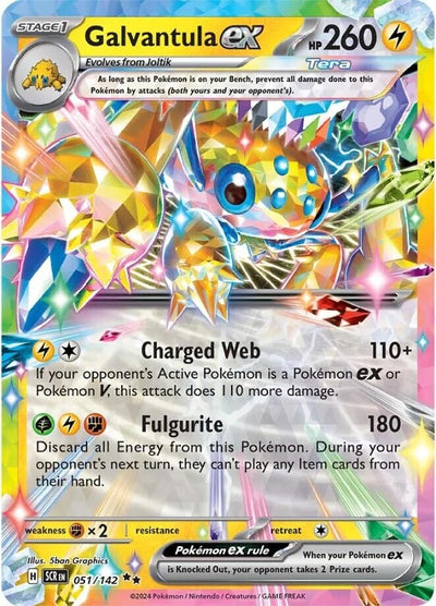 Image for Galvantula ex (SV07: Stellar Crown) (051/142) - Pokemon