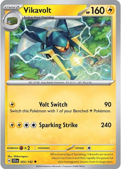 Image for Vikavolt (SV07: Stellar Crown) (053/142) - Pokemon