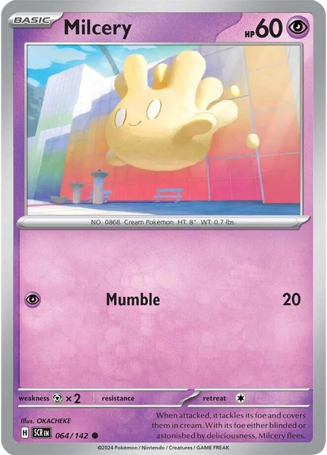 Image for Milcery (SV07: Stellar Crown) (064/142) - Pokemon