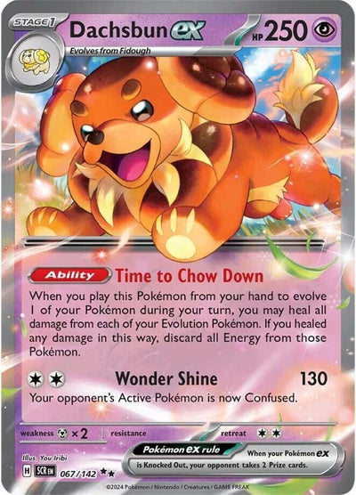 Image for Dachsbun ex (SV07: Stellar Crown) (067/142) - Pokemon
