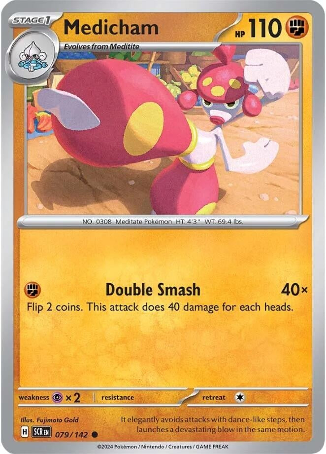 Image for Medicham (SV07: Stellar Crown) (079/142) - Pokemon