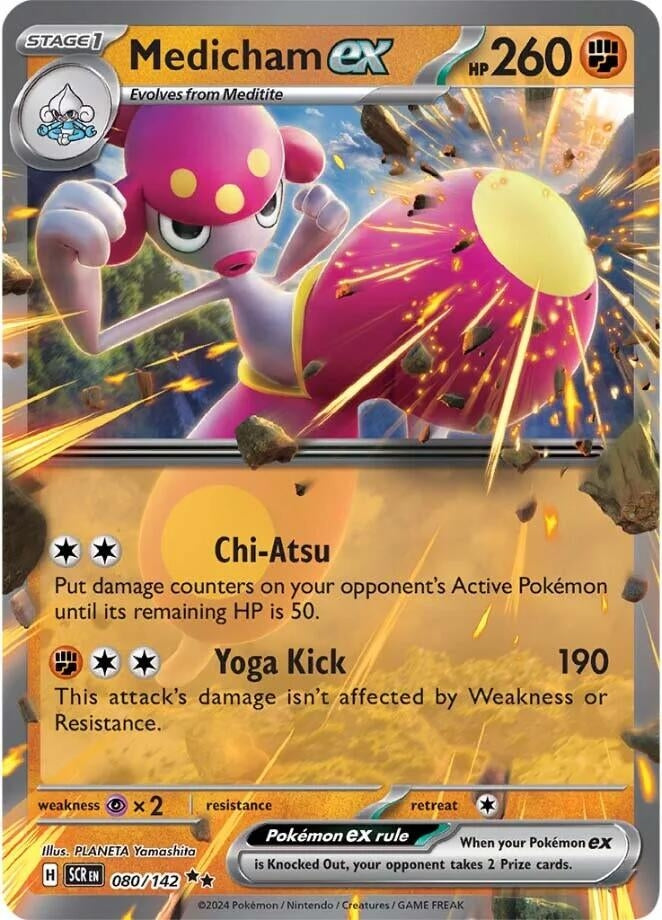 Image for Medicham ex (SV07: Stellar Crown) (080/142) - Pokemon