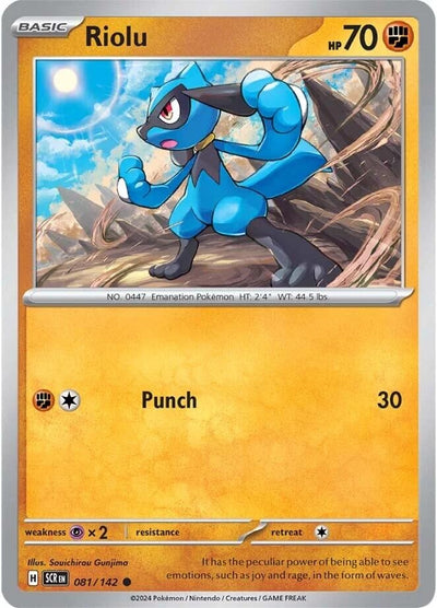 Image for Riolu (SV07: Stellar Crown) (081/142) - Pokemon