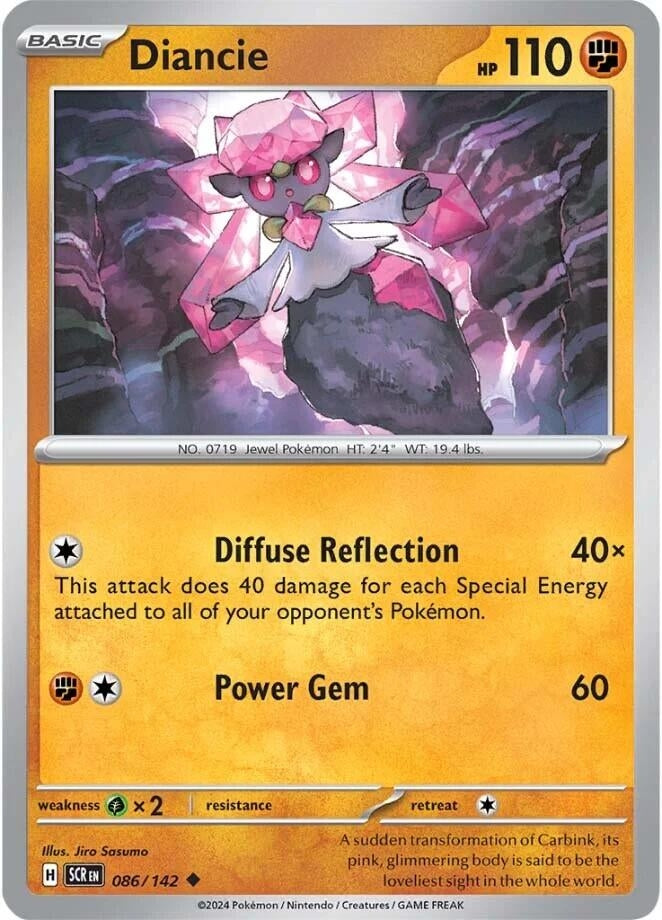 Image for Diancie (SV07: Stellar Crown) (086/142) - Pokemon