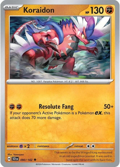 Image for Koraidon (SV07: Stellar Crown) (090/142) - Pokemon