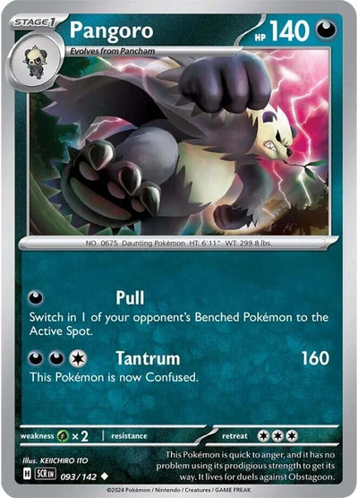 Image for Pangoro (SV07: Stellar Crown) (093/142) - Pokemon