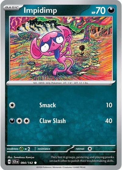 Image for Impidimp (SV07: Stellar Crown) (094/142) - Pokemon