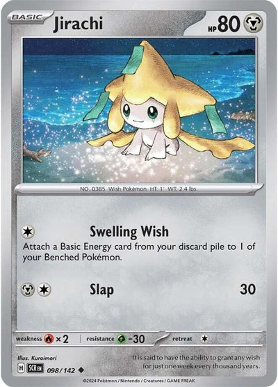 Image for Jirachi (SV07: Stellar Crown) (098/142) - Pokemon