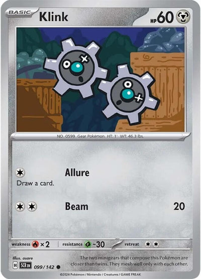 Image for Klink (SV07: Stellar Crown) (099/142) - Pokemon