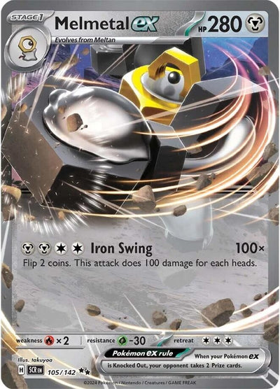 Image for Melmetal ex (SV07: Stellar Crown) (105/142) - Pokemon