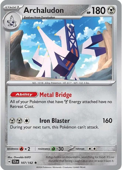 Image for Archaludon (SV07: Stellar Crown) (107/142) - Pokemon