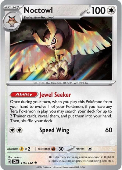 Image for Noctowl (SV07: Stellar Crown) (115/142) - Pokemon