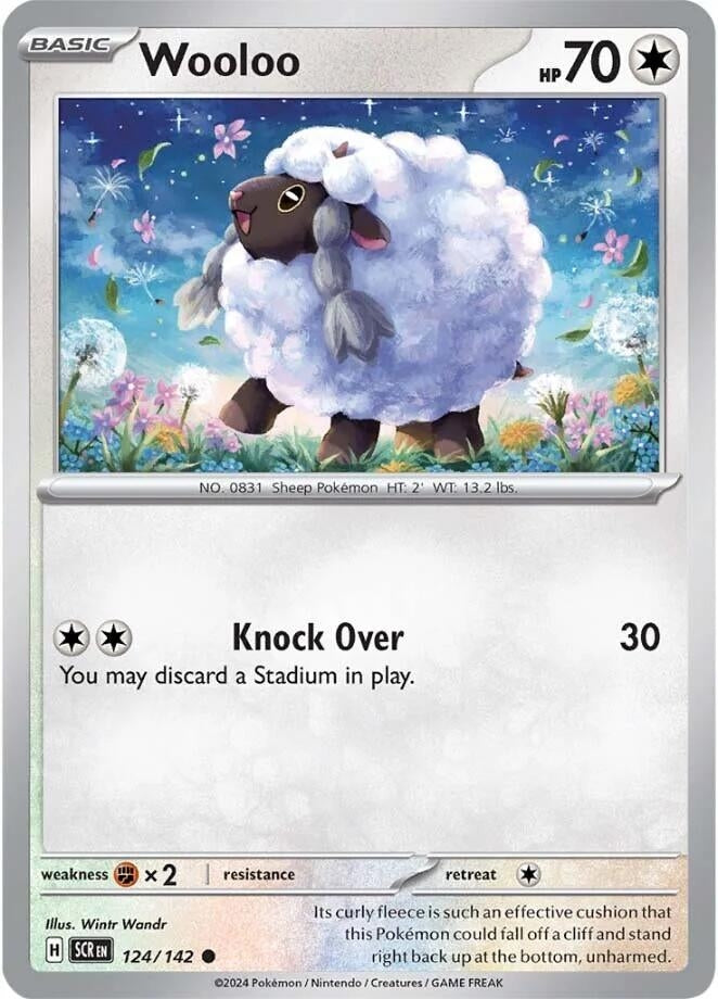 Image for Wooloo (SV07: Stellar Crown) (124/142) - Pokemon