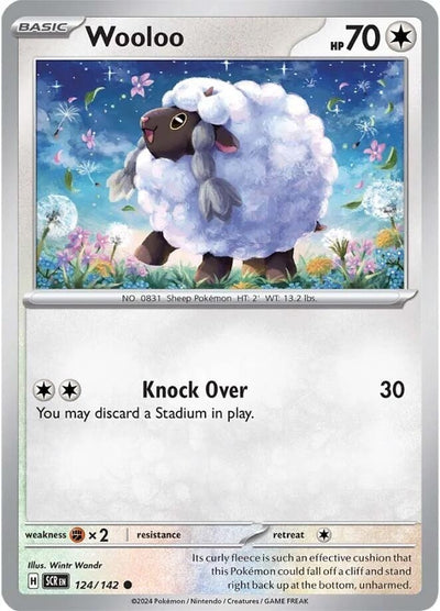 Image for Wooloo (SV07: Stellar Crown) (124/142) - Pokemon