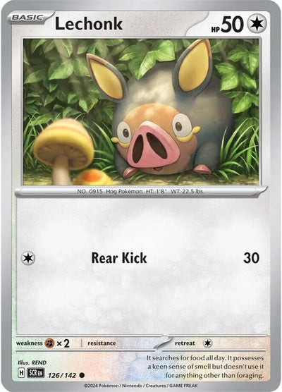 Image for Lechonk (SV07: Stellar Crown) (126/142) - Pokemon