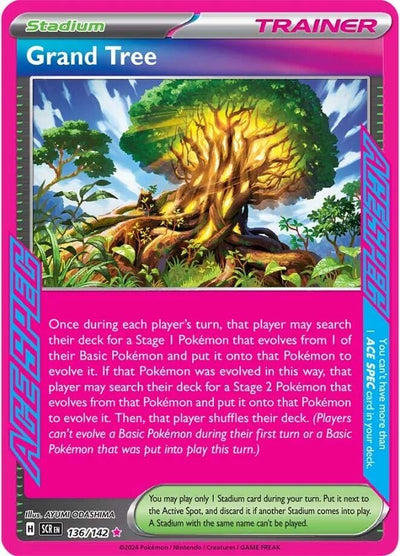 Image for Grand Tree (SV07: Stellar Crown) (136/142) - Pokemon