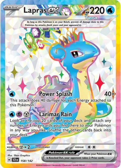 Image for Lapras ex (SV07: Stellar Crown) (158/142) - Pokemon