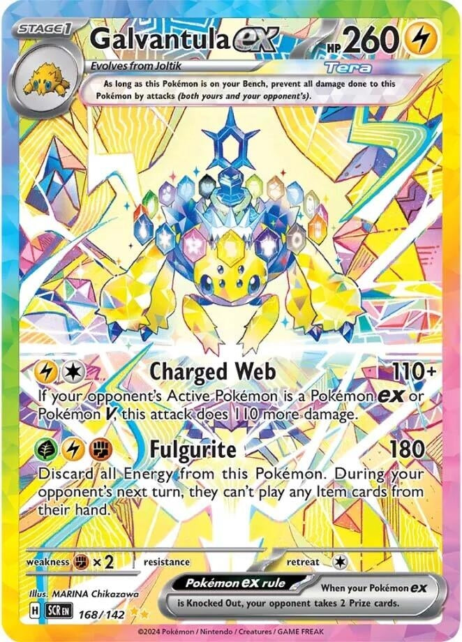 Image for Galvantula ex (SV07: Stellar Crown) (168/142) - Pokemon