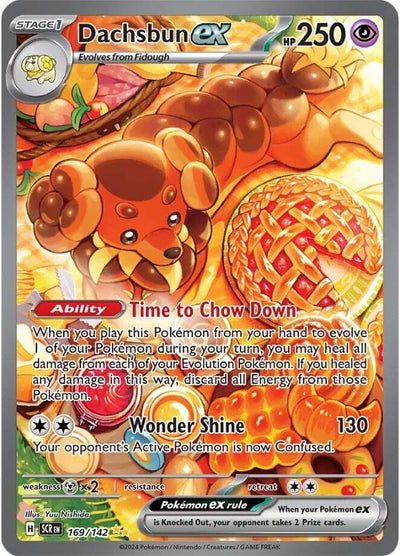 Image for Dachsbun ex (SV07: Stellar Crown) (169/142) - Pokemon