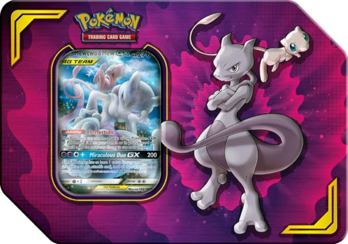 Power Partnership Tin [Mewtwo &amp; Mew GX] (SM11)