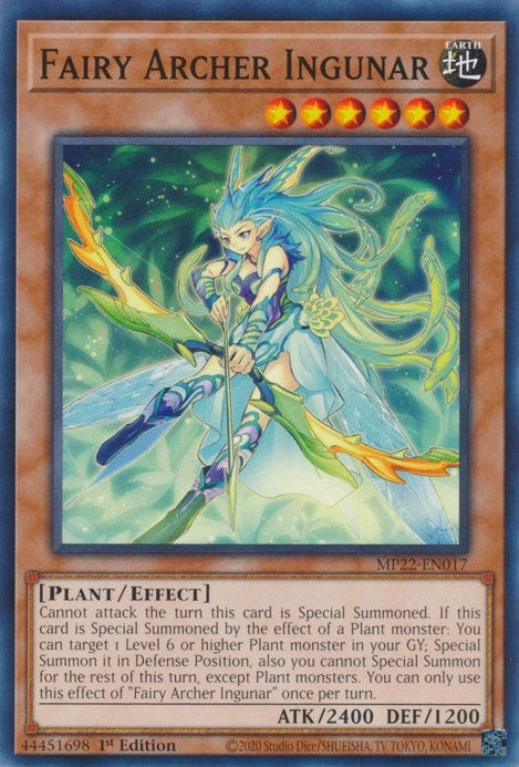 Fairy Archer Ingunar (2022 Tin of the Pharaoh's Gods) (MP22-EN017)