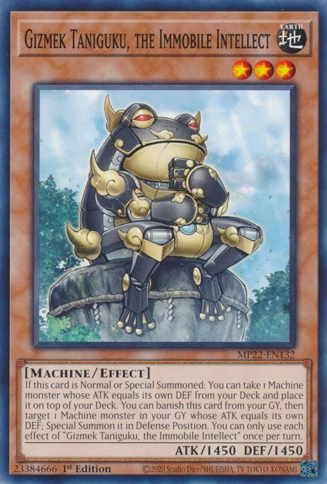 Gizmek Taniguku, the Immobile Intellect (2022 Tin of the Pharaoh's Gods) (MP22-EN132)