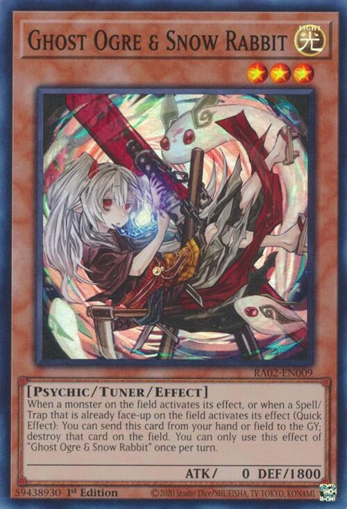 Ghost Ogre & Snow Rabbit (Alternate Art) (25th Anniversary Rarity Collection II) (RA02-EN009)
