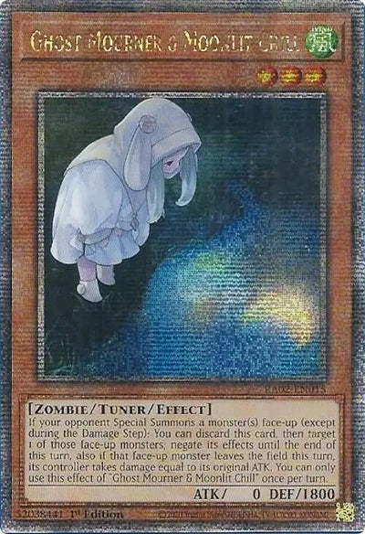 Ghost Mourner & Moonlit Chill (Alternate Art) (Quarter Century Secret Rare) (25th Anniversary Rarity Collection II) (RA02-EN015)