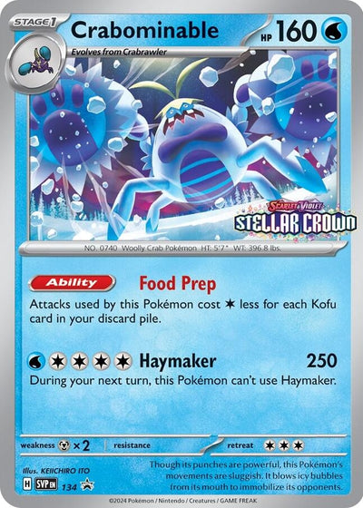Image for Crabominable - 134 (SV: Scarlet & Violet Promo Cards) (134/142) - Pokemon