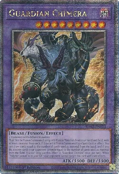 Guardian Chimera (Quarter Century Secret Rare) (25th Anniversary Rarity Collection II) (RA02-EN023)