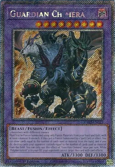 Guardian Chimera (Platinum Secret Rare) (25th Anniversary Rarity Collection II) (RA02-EN023)