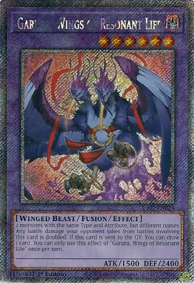 Garura, Wings of Resonant Life (Platinum Secret Rare) (25th Anniversary Rarity Collection II) (RA02-EN024)