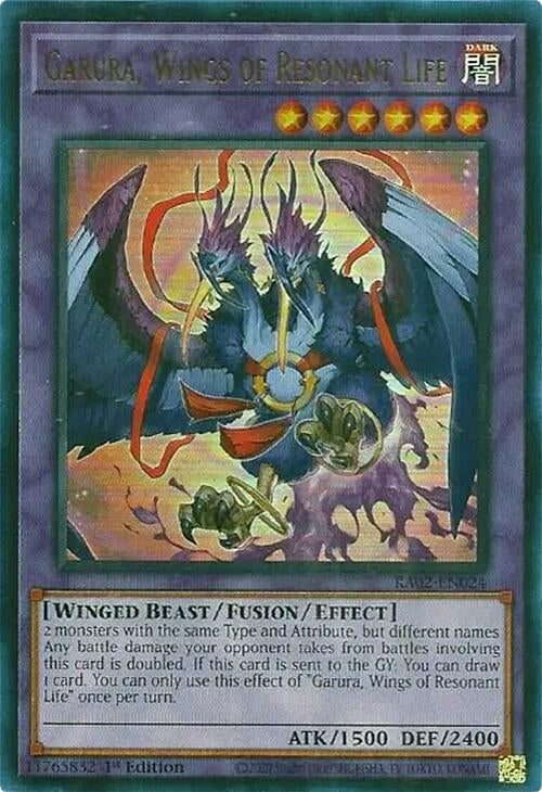Garura, Wings of Resonant Life (UR) (25th Anniversary Rarity Collection II) (RA02-EN024)