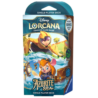 Image for Disney Lorcana: Azurite Sea Starter Deck (Emerald & Sapphire) - Disney Lorcana