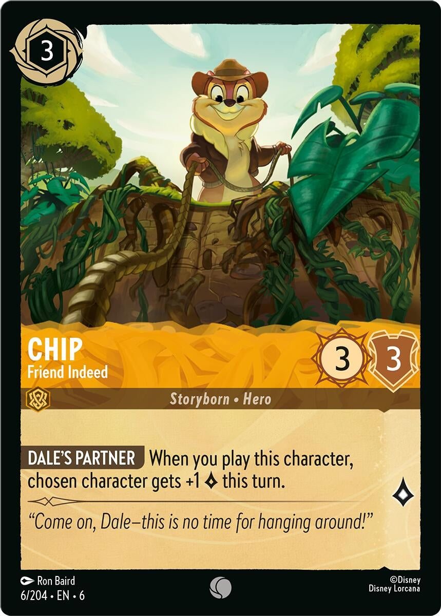 Image for Chip - Friend Indeed (Azurite Sea) (6/204) - Disney Lorcana