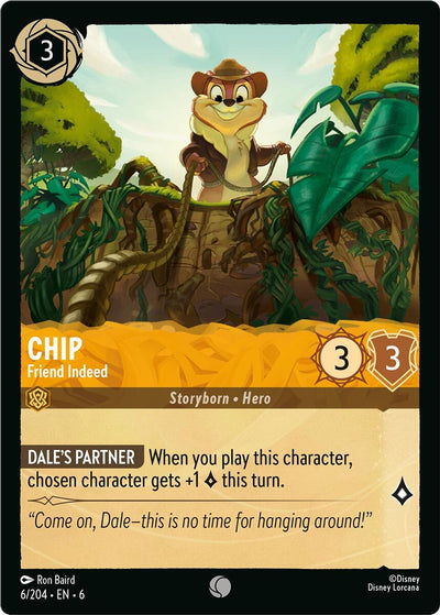 Image for Chip - Friend Indeed (Azurite Sea) (6/204) - Disney Lorcana