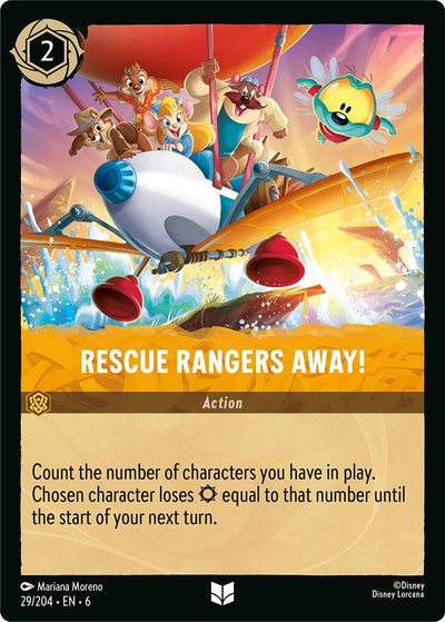 Image for Rescue Rangers Away! (Azurite Sea) (29/204) - Disney Lorcana