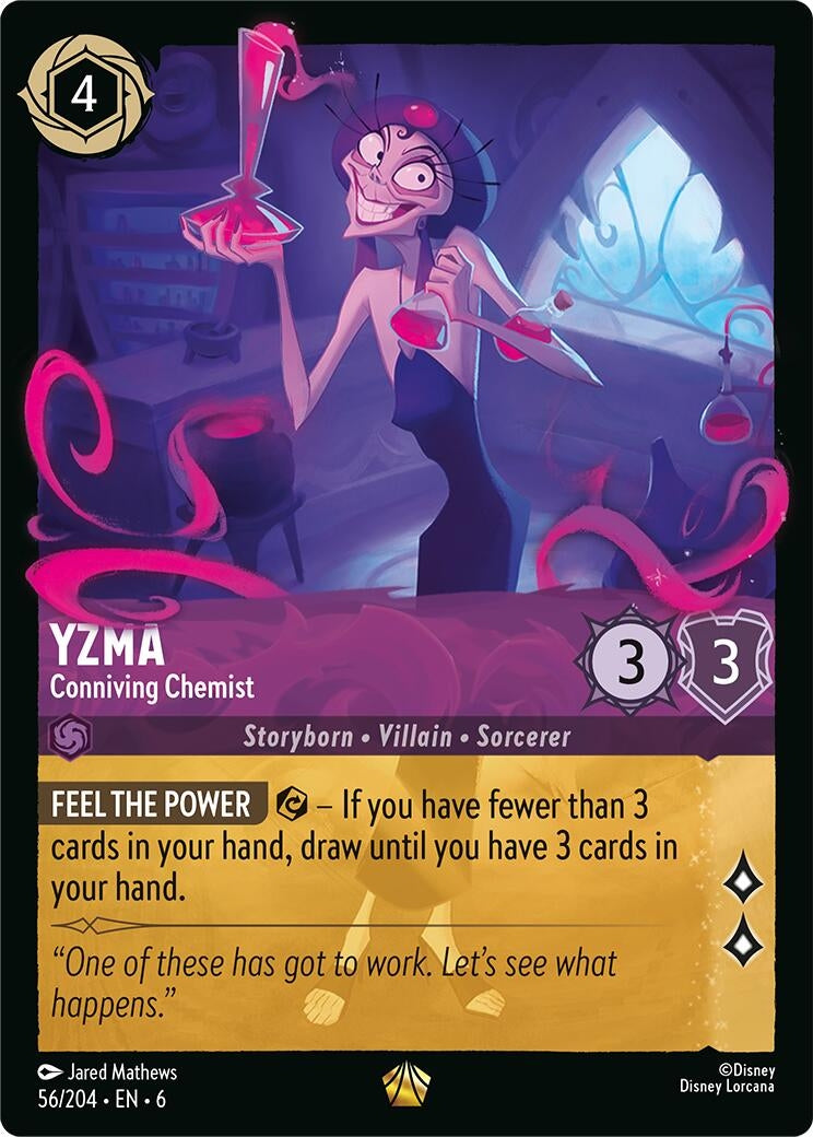 Image for Yzma - Conniving Chemist (Azurite Sea) (56/204) - Disney Lorcana