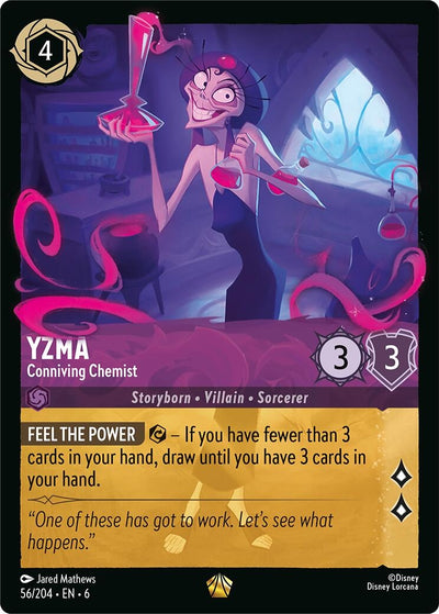 Image for Yzma - Conniving Chemist (Azurite Sea) (56/204) - Disney Lorcana