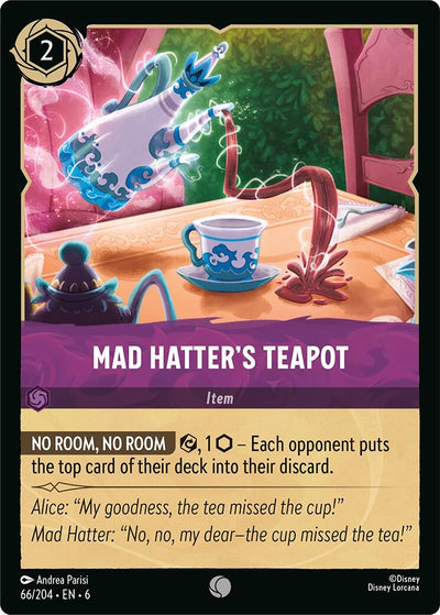 Image for Mad Hatter's Teapot (Azurite Sea) (66/204) - Disney Lorcana