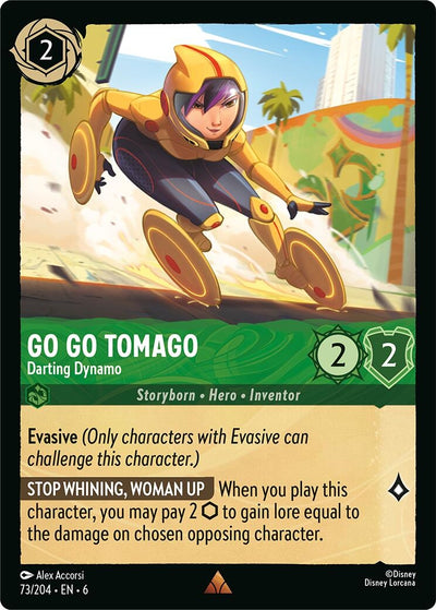 Image for Go Go Tomago - Darting Dynamo (Azurite Sea) (73/204) - Disney Lorcana