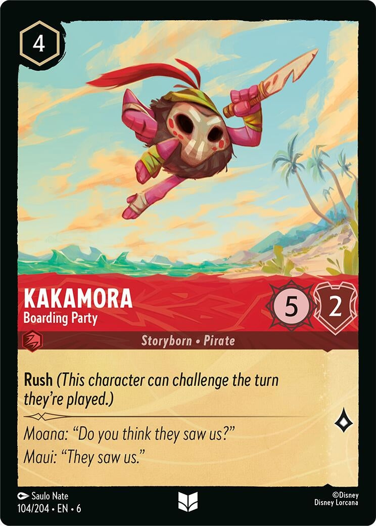 Image for Kakamora - Boarding Party (Azurite Sea) (104/204) - Disney Lorcana