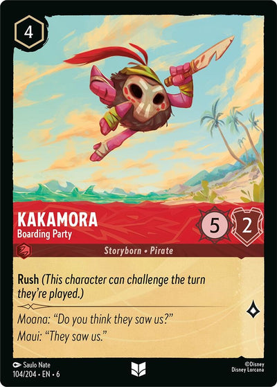 Image for Kakamora - Boarding Party (Azurite Sea) (104/204) - Disney Lorcana